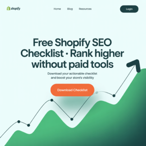 Free Shopify SEO Checklist Rank Higher Without Paid Tools